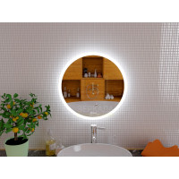 Зеркало с подсветкой для ванной комнаты Сиена 75 см