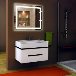 Зеркало косметическое с подсветкой в ванную Люмио