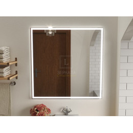 Зеркало с подсветкой для ванной комнаты Люмиро Слим 60 см